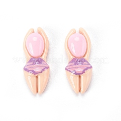 樹脂カボション  水泳の女の子  ピンク  29x11x8mm&nbsp;LS-CRES-M007-01C