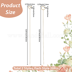 40Pcs 2 Styles Ring & Heart Shaped Steel Wire Name Card Clip Holder&nbsp;AJEW-CN0006-48