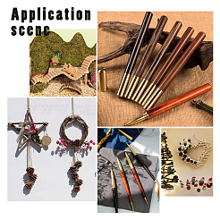12 Pcs 12 Colors Wood Stick&nbsp;WOOD-PH0001-51