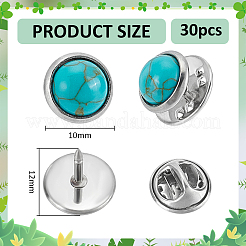 30Pcs Stainless Steel Brooches&nbsp;JEWB-PH01298