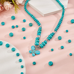 200Pcs 5 Styles Synthetic Turquoise Beads&nbsp;TURQ-PH0001-07