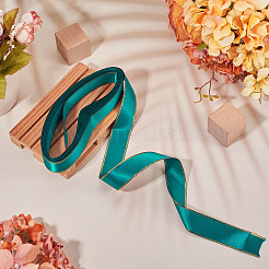 5M Polyester Gold Edged Satin Ribbon&nbsp;OCOR-TADJ0001-05B