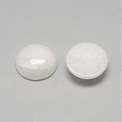 Natural White Jade Cabochons&nbsp;G-R416-10mm-11