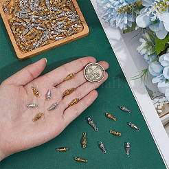 120Pcs 10 Styles Tibetan Style Zinc Alloy Gourd Shaped Connector Charms&nbsp;FIND-PH0038-29