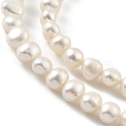 Natural Cultured Freshwater Pearl Beads Strands&nbsp;PEAR-A006-07H