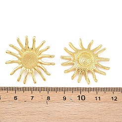 Brass Sun Stud Earrings&nbsp;EJEW-F400-20G