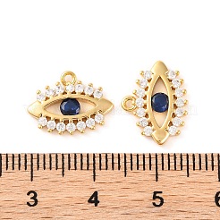 Brass Micro Pave Cubic Zirconia Pendants&nbsp;KK-U017-08C-G