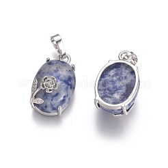 Natural Blue Spot Jasper Pendants&nbsp;G-L512-I02