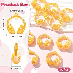 UV Plating Opaque Acrylic Pendants&nbsp;SACR-FZC0001-001A