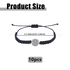 10Pcs Adjustable Alloy Link Bracelets&nbsp;BJEW-DC0001-28