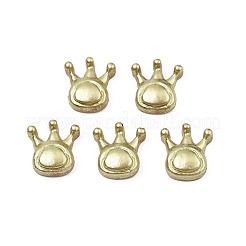 スプレー塗装の不透明樹脂カボション  クラウン  ダークチソウ  13x12x5mm&nbsp;CRES-N027-02