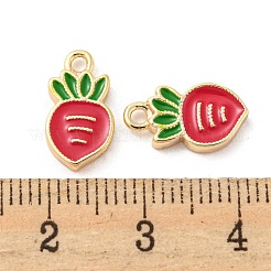 Brass Enamel Charms&nbsp;KK-Q809-21G