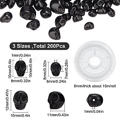 DIY Halloween Skull Bracelet Making Kits&nbsp;DIY-SC0020-14A