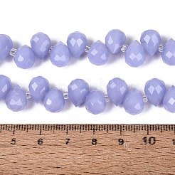 Imitation Jade Glass Beads Strands&nbsp;GLAA-Q116-01A-E01
