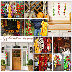 3Pcs 3 Styles Foam Artificial Chili Pepper Garland&nbsp;DIY-WR0005-75
