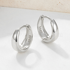 Elegant S925 Sterling Silver Oval Geometric Earrings for Daily Wear&nbsp;ER3464-2