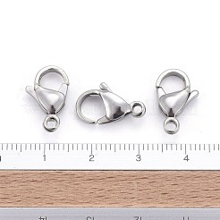 Tarnish Resistant 304 Stainless Steel Lobster Claw Clasps&nbsp;STAS-F182-01P-A
