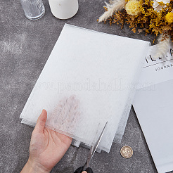1ヤードのポリエステルメッシュ生地  服飾材料  DIYの工芸品について  ホワイト  1660x0.2mm&nbsp;DIY-CY0003-40