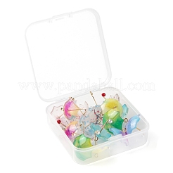 18Pcs 9 Style Printed Acrylic Pendants&nbsp;KY-LS0001-28