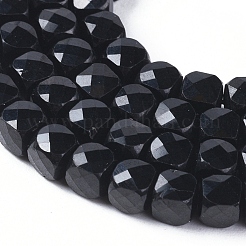 Natural Black Tourmaline Beads Strands&nbsp;G-L537-013B