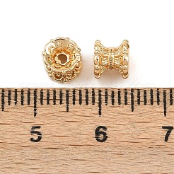 Brass Double Bead Caps&nbsp;KK-K407-42G