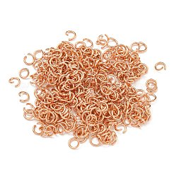 304 Stainless Steel Open Jump Rings&nbsp;STAS-O107-06RG-H
