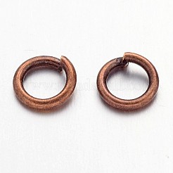 Brass Open Jump Rings&nbsp;JRC6MM-R