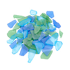 Ocean Series Glass Cabochons&nbsp;GLAA-PH0007-73