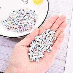 White Opaque Acrylic Beads&nbsp;MACR-YW0001-19C