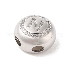 Rack Plating Brass & Cubic Zirconia Pendants&nbsp;KK-Z047-07P-N-RS