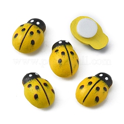 Spray Painted Wood Cabochons&nbsp;WOOD-WH0024-119A