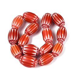 Handmade Millefiori Glass Barrel Beads&nbsp;LA-N002-15F