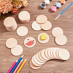 250Pcs Unfinished Wooden Cutouts&nbsp;WOOD-NB0002-65