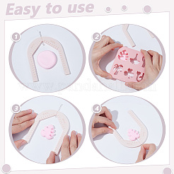 6Pcs PLA Clay Earring Drilling Guide Tool&nbsp;DIY-UN0008-54