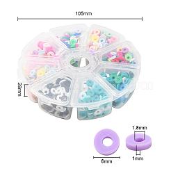 1200Pcs 8 Colors Handmade Polymer Clay Beads&nbsp;CLAY-YW0001-15A