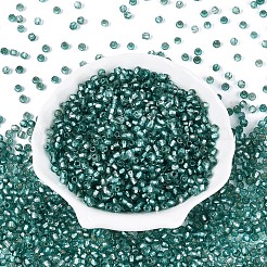 Silver Lined Glass Seed Beads&nbsp;SEED-T007-18A-07