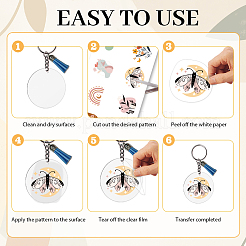 DIY Keychain Making Kits&nbsp;DIY-GO0002-53B