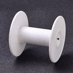 （訳あり商品）  ワイヤーのためのプラスチック製の空のスプール  スレッドボビン  ホワイト  6.6x6.15cm&nbsp;TOOL-XCP0001-36