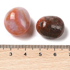 天然マダガスカル縞瑪瑙ビーズ  ナゲット  穴なし/ドリルなし  タンブルストーン  16~24x14~18x6~12mm&nbsp;G-Z062-02B
