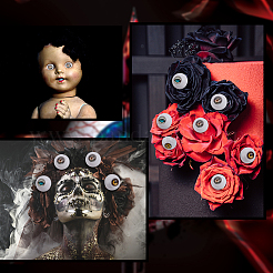 Plastic Doll Eyes&nbsp;DIY-PH0009-45