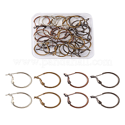 Brass Hoop Earrings&nbsp;KK-CD0001-10