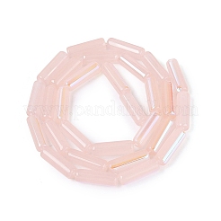 Electroplate Imitation Jade Glass Beads Strands&nbsp;EGLA-Q132-02A-D03