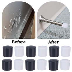 48Pcs 2 Colors Synthetic Rubber Screw Cover&nbsp;AJEW-CN0008-15