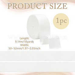 10 Yards Nylon with Spandex Ultra Wide Thick Flat Elastic Band&nbsp;OCOR-WH0089-26B