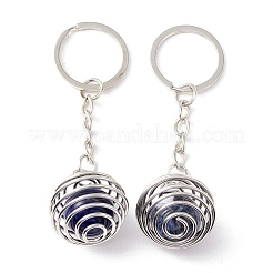 Natural & Synthetic Gemstone Keychain&nbsp;KEYC-E035-01P