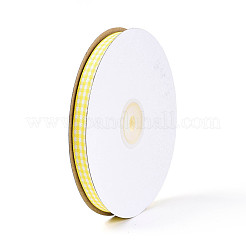 Single Face Plaid Polyester Satin Ribbon&nbsp;SRIB-T009-10A