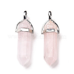 Gemstone Double Terminated Pointed Pendants&nbsp;G-N0037-08