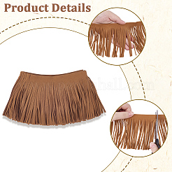 1Pc Suede Fabric Tassels Ribbon&nbsp;OCOR-GF0005-60A-03