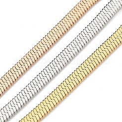 304 Stainless Steel Herringbone Chain Bracelets&nbsp;BJEW-H618-18MC