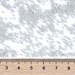MIYUKIラウンドロカイユビーズ  日本製シードビーズ  （rr3331)不透明ゴーストグレー  15/0  1.5mm  穴：0.7mm  約5555PCS /ボトル  10 G /ボトル&nbsp;SEED-JP0010-RR3331